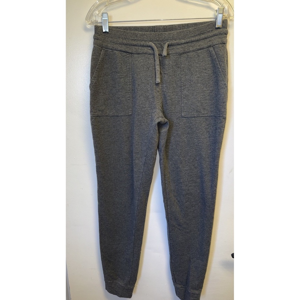Cariloha BambooFit Pants Gray Joggers Sweatpants Organic Cotton Soft Small